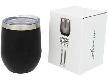 Кубок с вакуумной изоляцией Corzo Copper, черный Кубок с вакуумной изоляцией Corzo Copper, черный