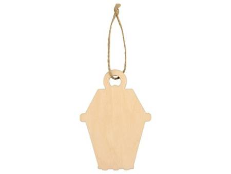 Подвеска деревянная «Новогодний фонарик»