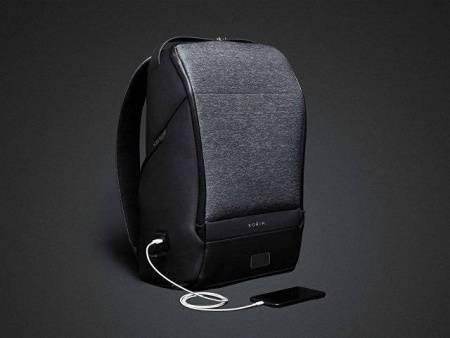 Антикражный рюкзак FlexPackPro для ноутбука 15.6", серый/черный