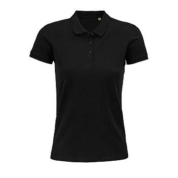 Поло женское PLANET WOMEN, черный, XS, 100% органический хлопок, 170 г/м2 Поло женское PLANET WOMEN, черный, XS, 100% органический хлопок, 170 г/м2