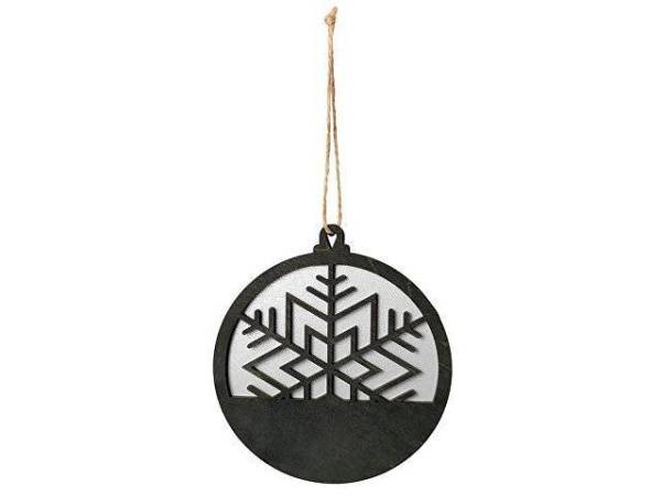 Подвеска деревянная «Noirflake»