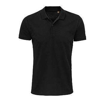 Рубашка поло мужская PLANET MEN, черный, 4XL, 100% органический хлопок, 170 г/м2 Рубашка поло мужская PLANET MEN, черный, 4XL, 100% органический хлопок, 170 г/м2