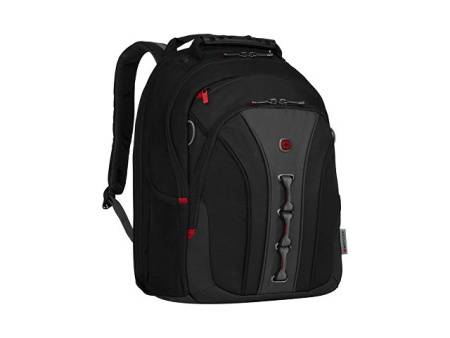 Рюкзак Legacy WENGER 16'', черный/серый, полиэстер/ПВХ, 35 x 25 x 45 см, 21 л