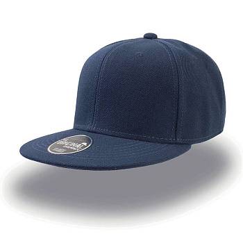 Бейсболка "SNAP BACK", 6 клиньев, пластик. застежка,темно-синий, 100% п/э,100% х/б, 400 гр/м2 Бейсболка "SNAP BACK", 6 клиньев, пластик. застежка,темно-синий, 100% п/э,100% х/б, 400 гр/м2