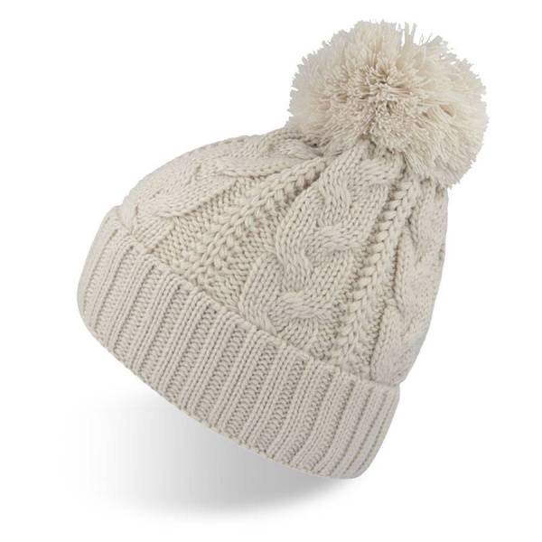 Шапка VOGUE,  белый, верх: 100% акрил