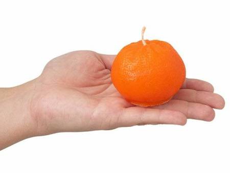 Свеча "Мандарин", оранжевый