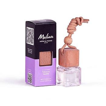 Парфюм для автомобиля и интерьера по мотивам Tobacco Vanilla,3,1х3,1х8,1 см, дерево , стекло Парфюм для автомобиля и интерьера по мотивам Tobacco Vanilla,3,1х3,1х8,1 см, дерево , стекло