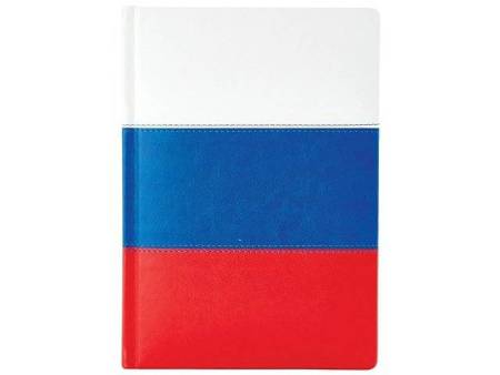 Ежедневник недатированный А5+ "Россия. Флаг"