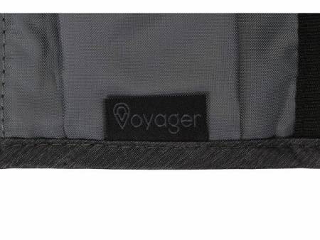 Органайзер District для электроники на резинке, темно-серый