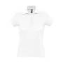 Рубашка поло женская PASSION, белый, S, 100% хлопок
