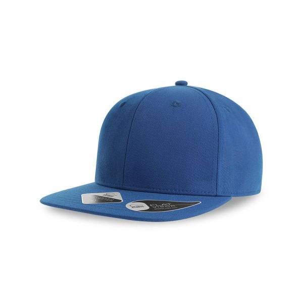 Бейсболка JAMES,6 клиньев,плоский козырек,ПВС застежка,белый,100 % переработанный полиэстер