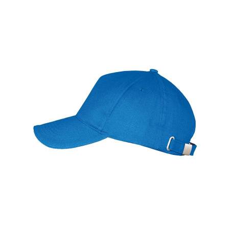 Бейсболка "LONG BEACH", 5 клиньев, метал. застежка, бежевый, 100% хлопок