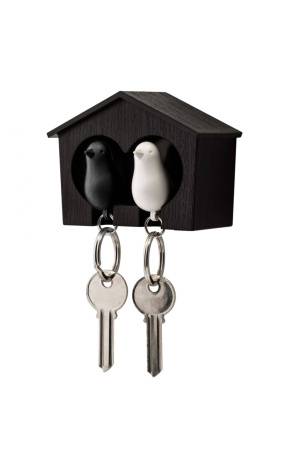 Держатель и брелок для ключей Duo Sparrow, черный