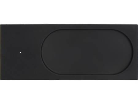 Беспроводное настольное зарядное устройство "Glide" с подсветкой, софт тач