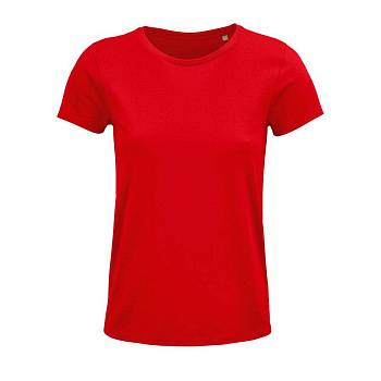 Футболка женская "CRUSADER WOMEN", красный, 3XL, 100% органический хлопок, 150 г/м2 Футболка женская "CRUSADER WOMEN", красный, 3XL, 100% органический хлопок, 150 г/м2