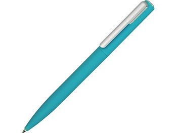 Ручка шариковая пластиковая "Bon" с покрытием soft touch, бирюзовый Ручка шариковая пластиковая "Bon" с покрытием soft touch, бирюзовый