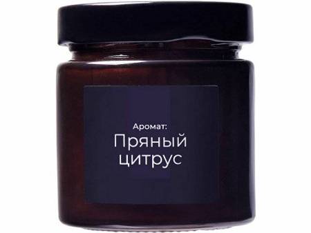Свеча в стеклянной банке, ароматическая