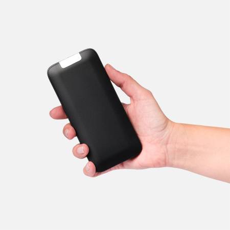 Внешний аккумулятор с подсветкой, Optima, 10000 mAh, черный