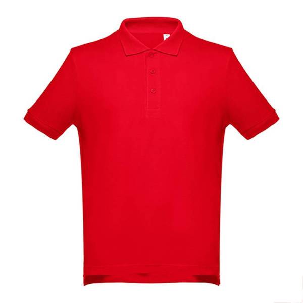 Рубашка-поло мужская ADAM, белый, S, 100% хлопок