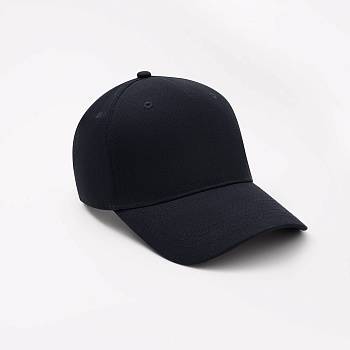 Бейсболка Фит (Fit), 5 клиньев, черный