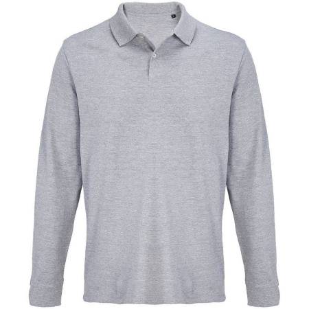 Рубашка поло унисекс с длинным рукавом Pacific LSL