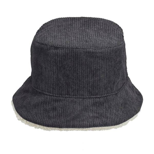 Панама женская BUCKET 2IN1, т.сер./бежевый ,M/L,100% полиэстер, подкл шерпа 100% полиэстер
