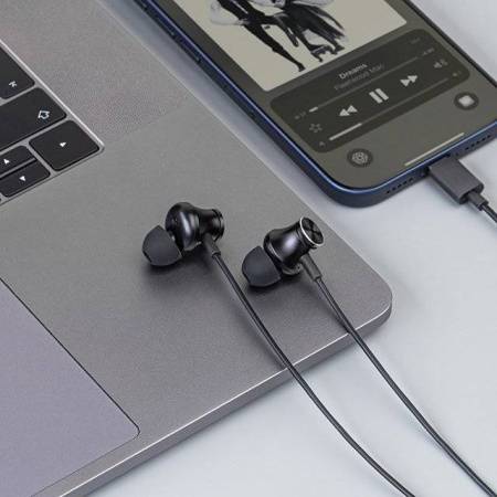 Стереогарнитура Stereo Aura ANC, USB-C, черный, Deppa