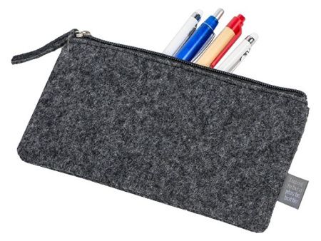 Пенал из RPET-фетра "Felt", серый