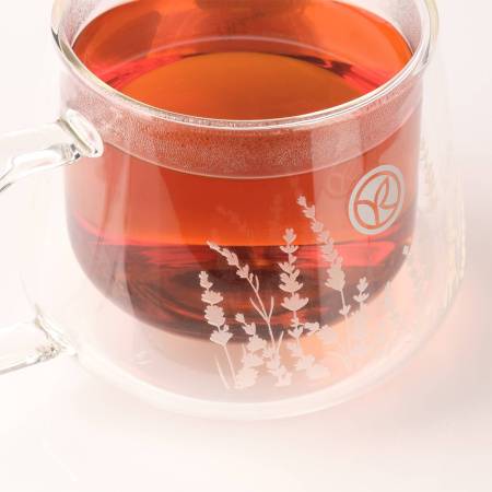 Кружка стеклянная с двойными стенками, Dolce, 350 ml