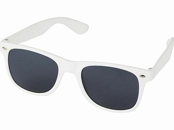 Солнцезащитные очки Sun Ray из переработанной пластмассы, белый Солнцезащитные очки Sun Ray из переработанной пластмассы, белый