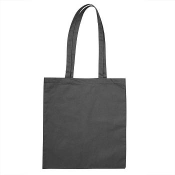 Сумка для покупок MALL, тёмно-серый, 100% хлопок, 220 гр/м2, 38x42 см