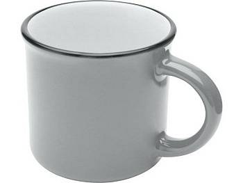 Bari керамическая кружка объемом 240 мл, серый