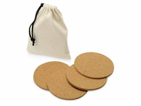 Подарочный набор из пробки с блокнотом, ручкой и термокружкой