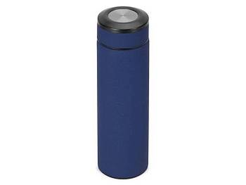 Вакуумный термос "Vacuum Flask C1", soft touch, 420мл, темно-синий Вакуумный термос "Vacuum Flask C1", soft touch, 420мл, темно-синий