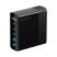 Зарядная станция 3xUSB Type-C, 2xUSB, PD, QC, 140Вт, черный, Deppa