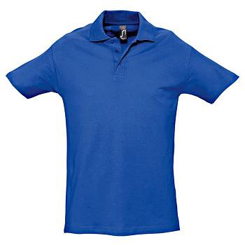 Рубашка поло мужская SPRING II,ярко-синий,4XL,100% хлопок, 210г/м2 Рубашка поло мужская SPRING II,ярко-синий,4XL,100% хлопок, 210г/м2