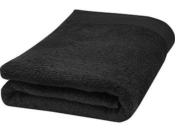 Полотенце для ванны Ellie из хлопка плотностью 550 г/м² и размером 70x140 см, черный Полотенце для ванны Ellie из хлопка плотностью 550 г/м² и размером 70x140 см, черный
