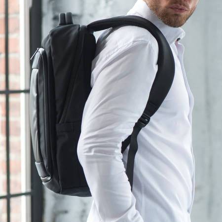 Бизнес рюкзак "Axel", черный, 45х32х13 см, полиэстер