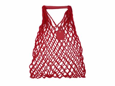 Авоська «Dream» из натурального хлопка с кожаными ручками, 15 л