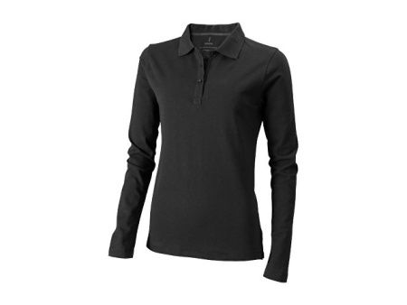 Рубашка поло "Oakville" женская с длинным рукавом