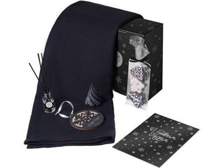 Подарочный набор «Re:Home» с пледом, свечой и диффузором