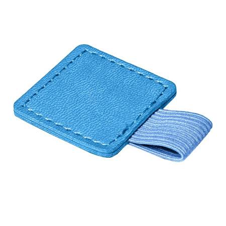 Держатель для ручки, голубой, самоклеющийся