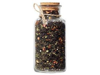 Сокочай чёрный Ананас, клубника, мята, мёд, лимон, 130 г.