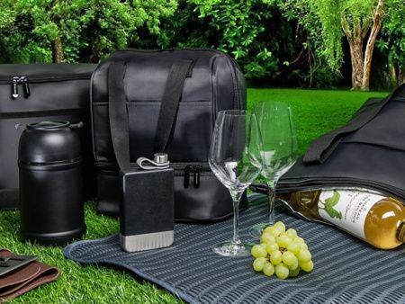 Сумка-холодильник «Cool» с 2-мя изолированными отделениями, темно-серый