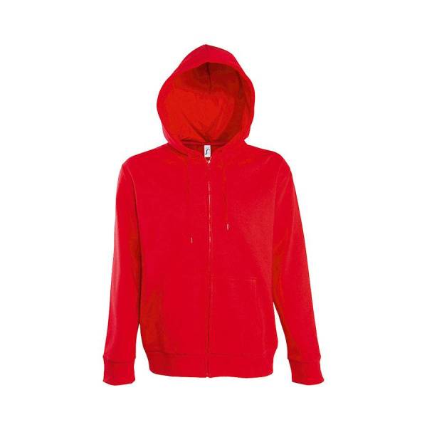 Толстовка "Seven Men", красный_S, 50% хлопок, 50% полиэстер