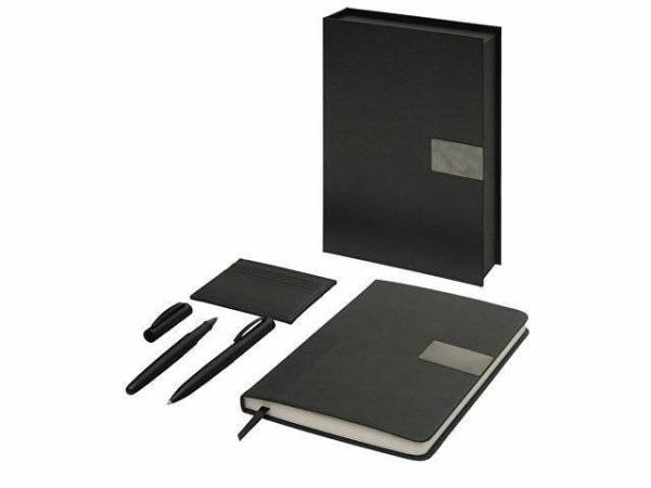 Подарочный набор «Goethe» с блокнотом А5, 2-мя ручками и картхолдером