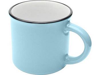 Bari керамическая кружка объемом 240 мл, синий риф