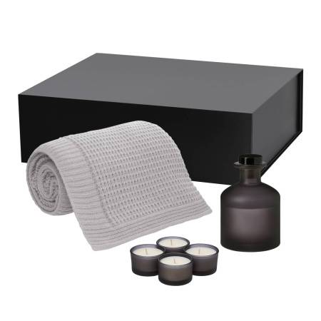 Подарочный набор Sento, Fado, бежевый (свеча, диффузор