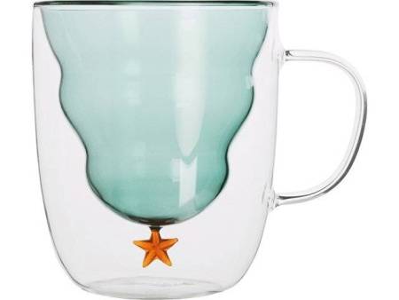 Кружка с двойными стенками с елочкой внутри "Winter Wonderland"