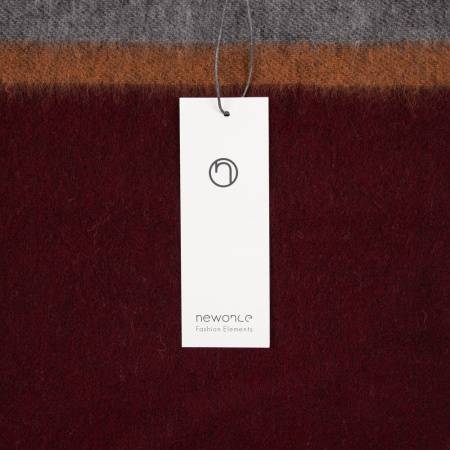 Шарф Charming, коричневый с оранжевым